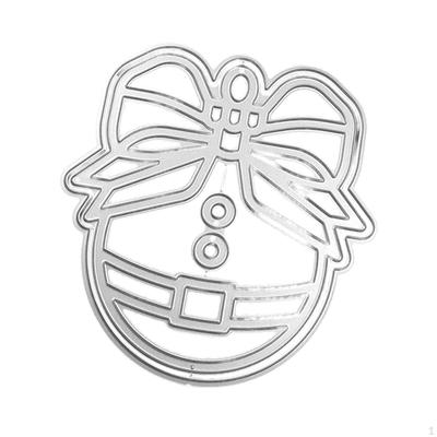 Christmas Cutting Die Stencils Convenient Xmas Themes Handcraft Stencil Metal Cut for