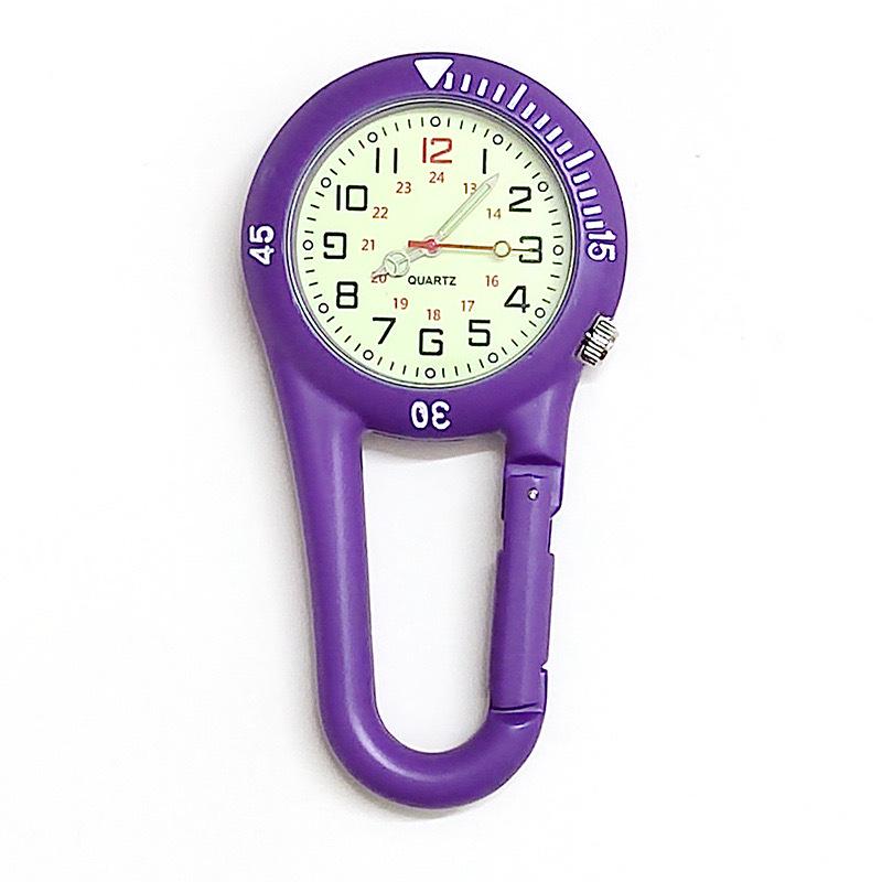 

Luminous Quartz Sport Pendant Watch with Climbing Buckle, Outdoor Portable Design