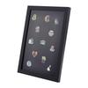 OLYCRAFT Wooden Pin Badge Display Frame, Black, 329 X 229 X 23 Mm