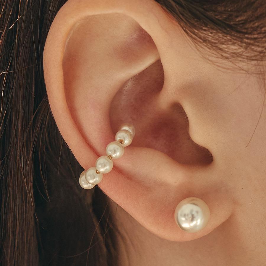 Liersi Pearl Ear Cuff Set