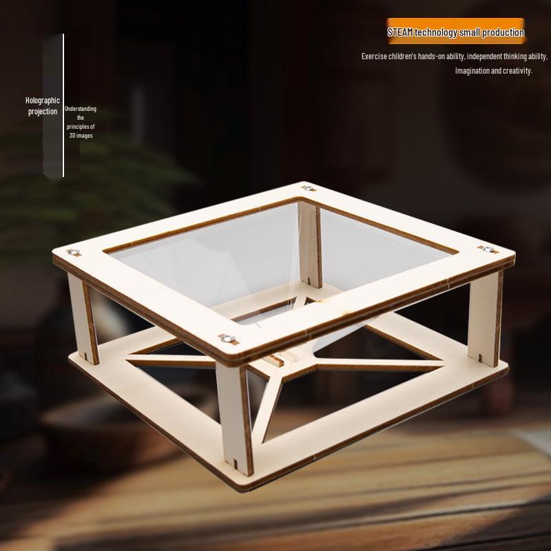 Children's DIY 3D Holographic Pyramid Kit - Fun & Educational STEM Project