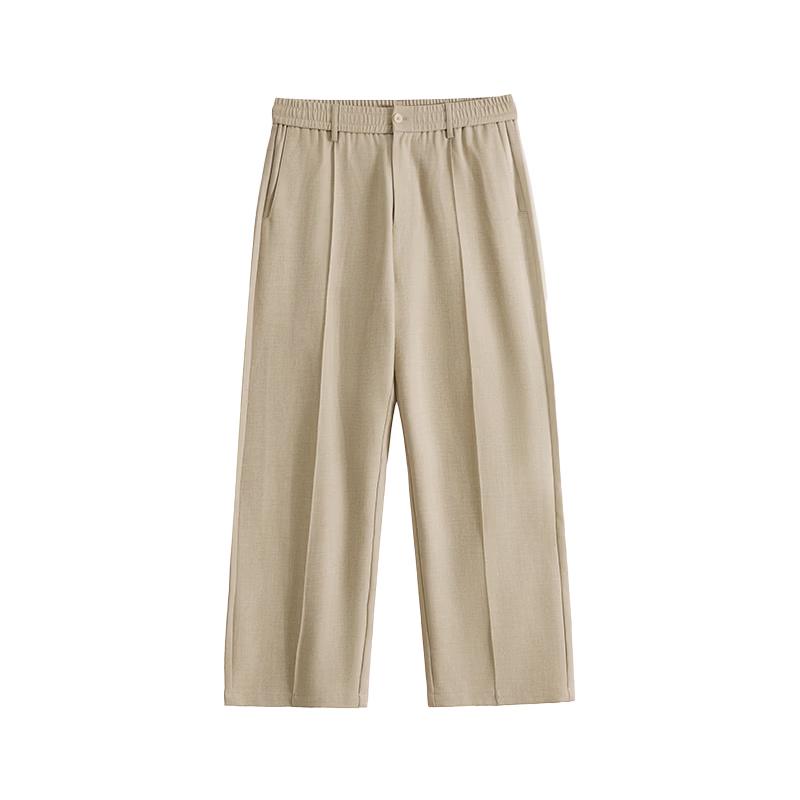 HAUT TON Men s Old Money Style Textured Faux Linen Casual Trousers 6011 XL