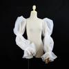 Elegant Bride Detachable Sleeves Bowknot Fairy Sleeves Fashion Puff Wedding Arm Sleeves  Women Lady