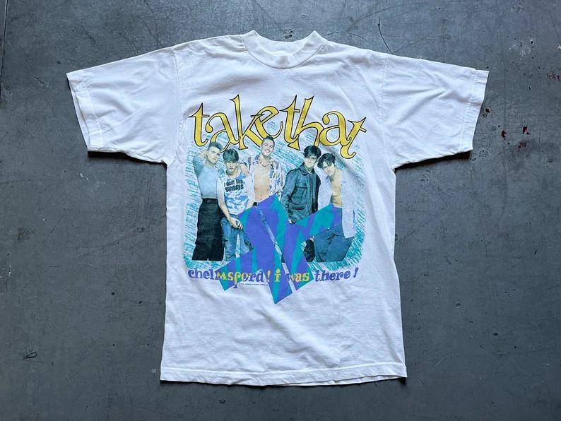 

Футболка Take That, винтаж 1993 года, тур по Челмсфорду, группа, подарок фанату, EN104, унисекс M