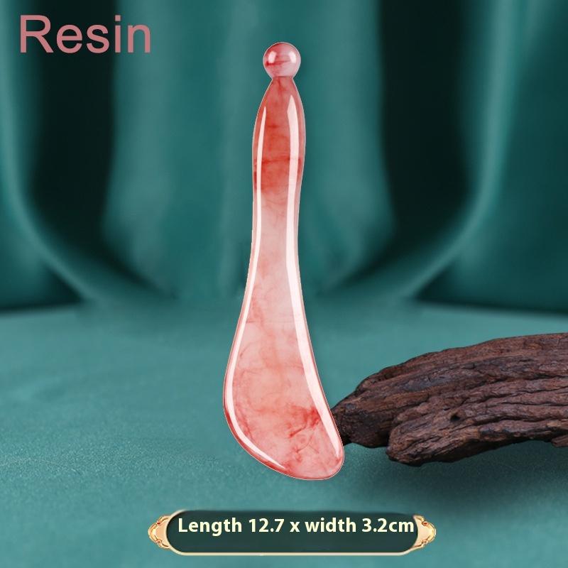 4-in-1 Scalp Massage Comb Meridian Resin Head Massager Unblocking Face Nose Massage Tool for Relaxation And Acupressure