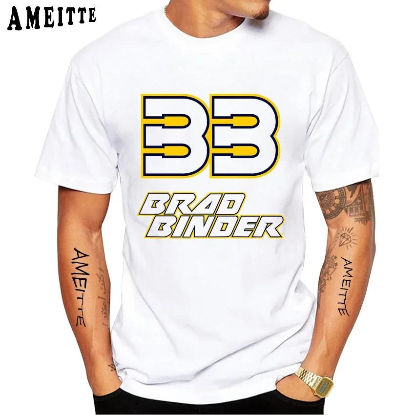 Brad Binder 33 GP Racing Legend T-Shirt Unisex New Men Short Sleeve Hip Hop Boy Casual Tees Motorcycle Sport GP Fans White Tops