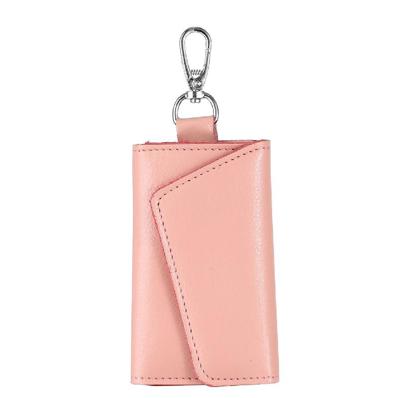 Cowhide Large Capacity Multi-functional Key Holder Pouch