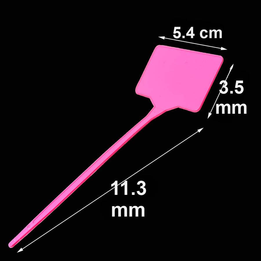 10 Stück Blumentopf Kunststoff Sukkulente Gartenmarkierer Pflanzenetikett Anhängeetikett