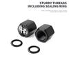MQHWD1 1Set Car Keychain Key Ring with Auto Tire Valve Caps Tyre Dust Cap Emblem for Alfa Romeo 4C 159 Spider Giulia Giulietta 156 147