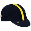 Santini MJ460COTALLEZ Official Tour De France Cycling and Red Cap, Navy, White,