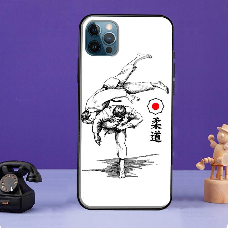 

Силиконовый чехол для дзюдо для iPhone 13 Mini 11 14 12 Pro Max 7 8 Plus X XR XS Max SE 2020, чехол для телефона iPhone 14Pro MAX