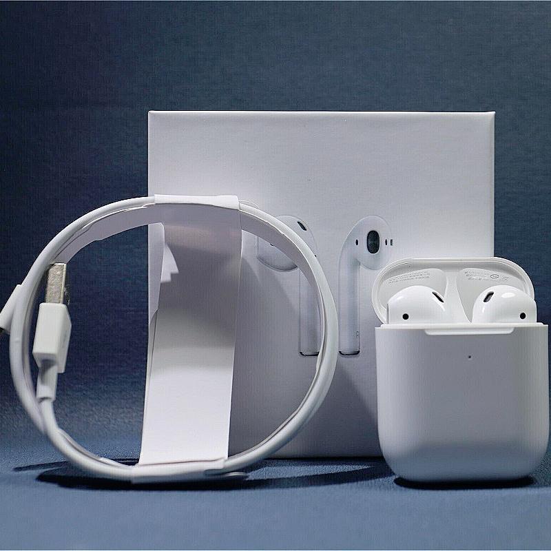 

Беспроводная гарнитура Air2 Bluetooth 5.0 наушники-вкладыши сенсорные спортивные стереонаушники с зарядным устройством для iPhone Xiaomi Samsung Android Phone белый