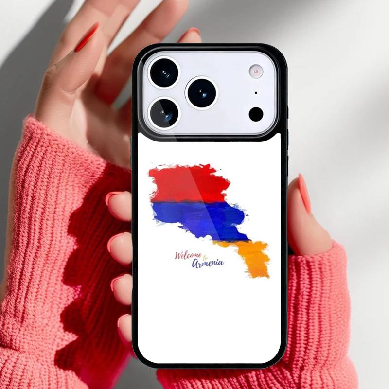 Armenia Armenians Flag Phone Case for iPhone 17 16 15 14 13 Pro Max Back Cover for 12 11 Pro Coque