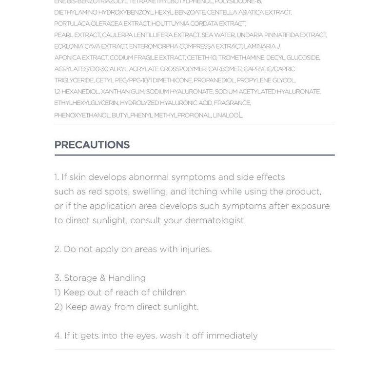 KLAVUU - UV Protection Fresh Sun Gel