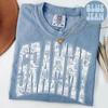 Grammy Comfort Colors Shirt, Blue Toile Grandma Shirt, Mothers Day Gifts, New Grandma Tshirt, Tee