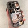 Jesus Collage Pattern Thick Shockproof Phone Case For iPhone 17 Air 16 e 15 14 13 12 11 Pro Max Plus Mini SE Soft Bumper Cover
