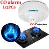 Digital CO Alarm Sound Warning Battery Powered Warning Alarm Sensor with LED Indicator CO Gas Monitor Alarm Detector Home Use