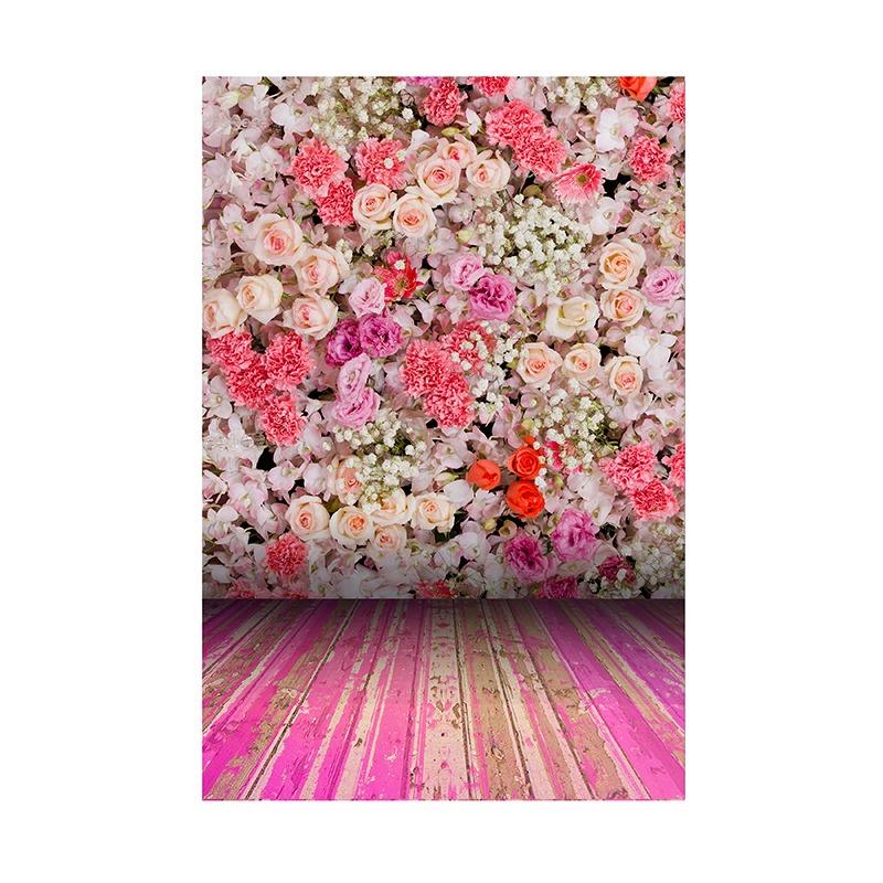 Fundal Floral pentru Fotografie Fundal cu Flori Baby Shower Ziua Mamei Ziua Îndrăgostiților Nuntă Decor Petrecere de Aniversare Banner Recuzită Studio