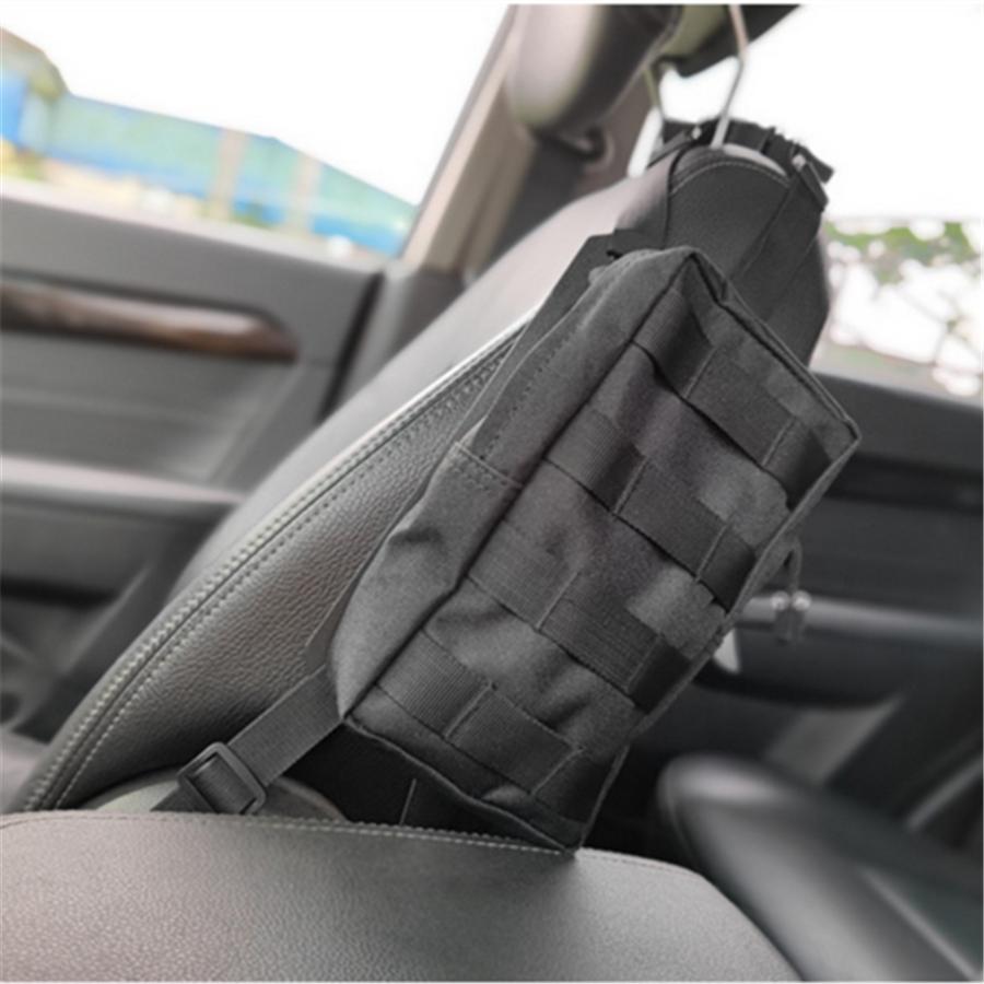 Tactical Rigid MOLLE Panel Vehicle Car Seat Side Back Gun Rack Display Storage