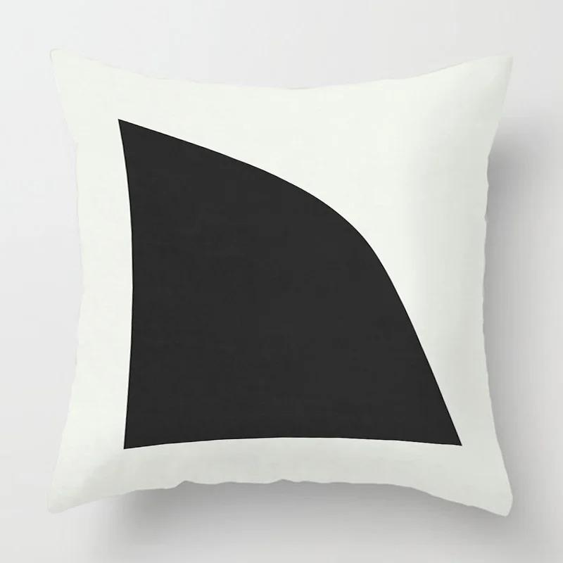 Housse De Coussin Style Géométrique Abstrait, Taie D'oreiller Décorative Moderne Pour Canapé-lit