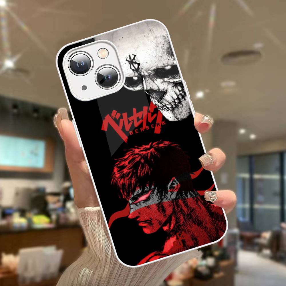 

Berserk Guts Hot Anime For IPhone 14 13 12 Mini 11 Pro XS Max X XR 14 Plus Tempered Glass Cover iphone 12pro max