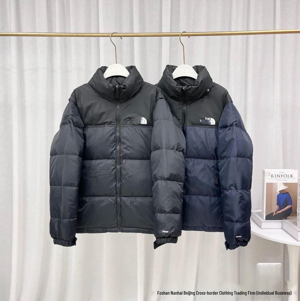 Herrenjacke von 1996, dick gefüttert, aus Baumwolle - Unisex, hochwertige, lockere Oberbekleidung im Brotstil