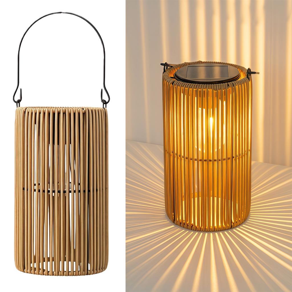 Hanging Solar Lights Auto On/Off Solar Hanging Lantern for Porch Trees Lawn Pathway Decor