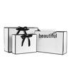Custom Logo Printing Bow Handle Gift Bags for Clothing