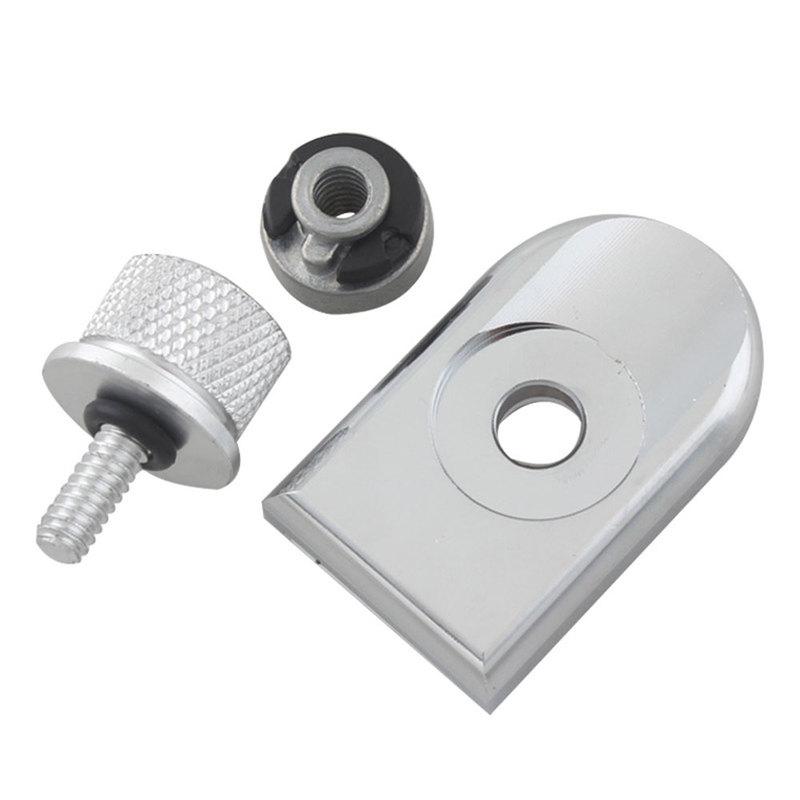 Rear Fender Seat Bolt Tab Screw Mount Knob Cover Nut Kit For Harley Sportster XL 883 1200 Dyna Softail Touring Hardware