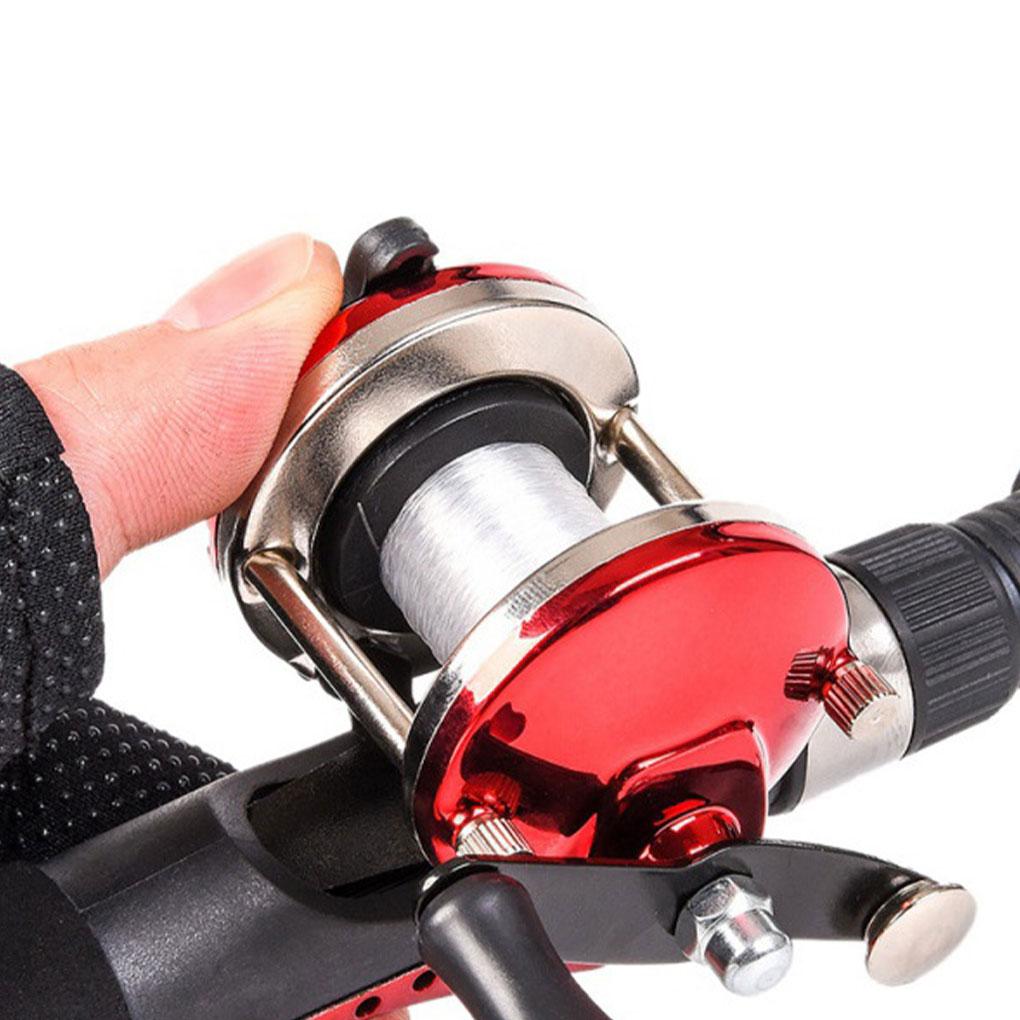 Mini Ice Fishing Reel Winter Metal Wheel Speed Right Sea Line Rotation Vessel Wheels Tackle Accessory Trolling Spinning Reel