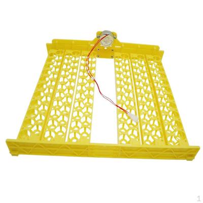 Bandeja volteadora de huevos 132/154 para incubación de aves de corral y gansos, DC110V, color amarillo.