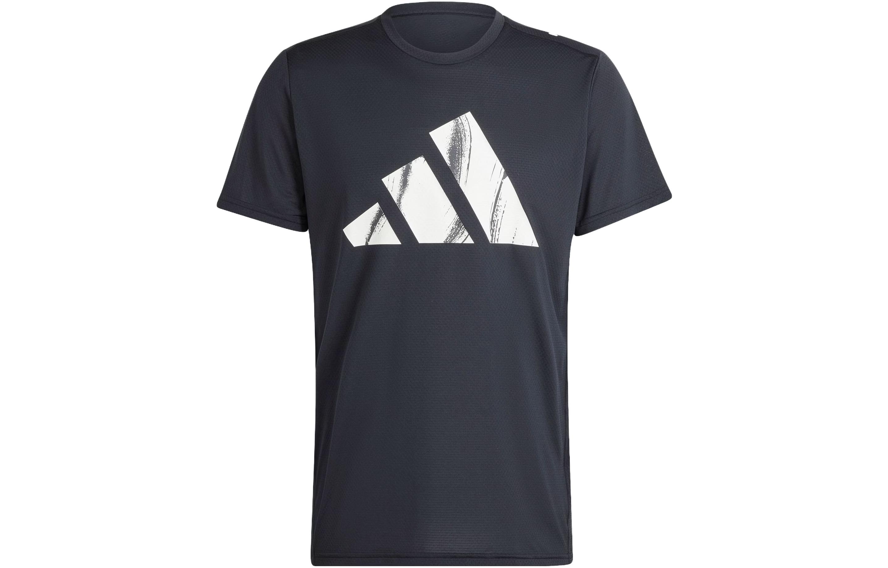 Adidas BRAND LOVE Running T Shirt Men s Black HZ4512 S