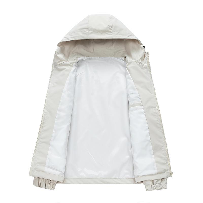 Spring and Autumn Charge Jacket Outdoor Sports Jacket Trendy Simple Loose Hooded