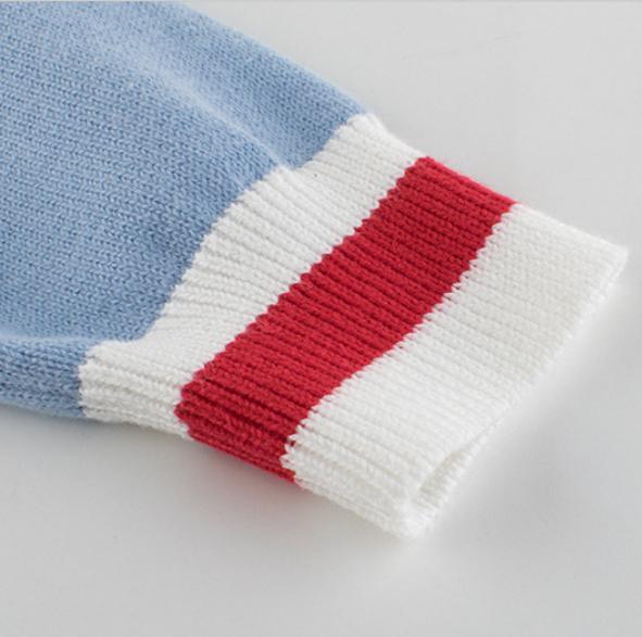 Girls' Fashion Skirt Outfit Children's Short Skirts Sweater Suit