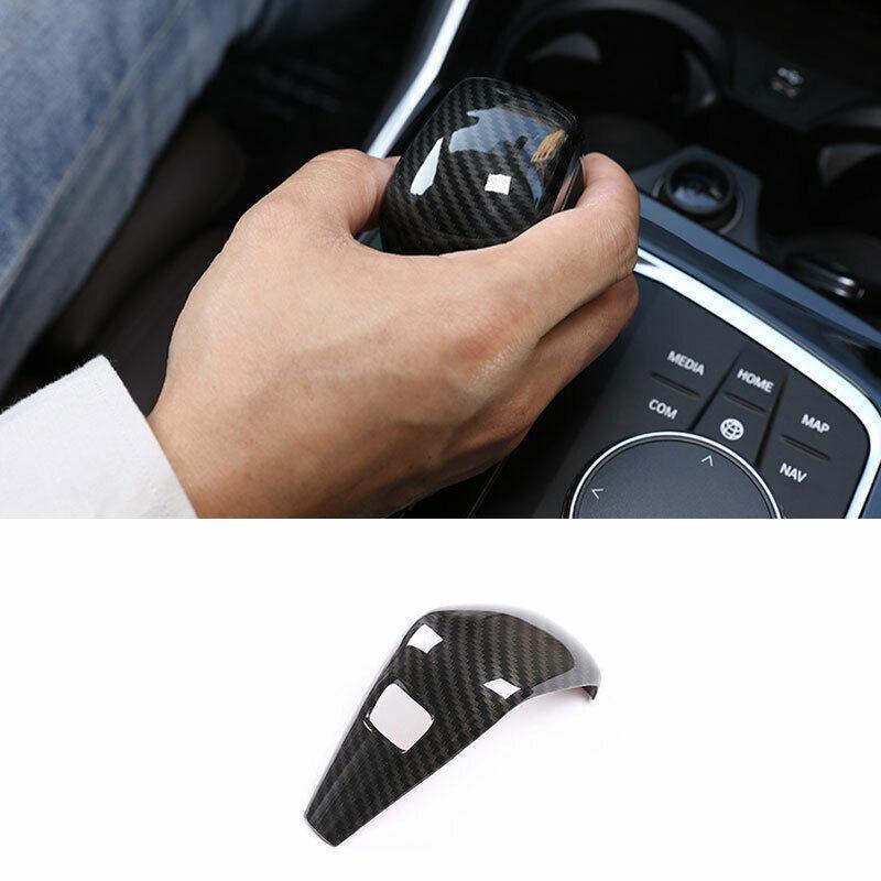 Fit For BMW 3 Series G20 - Carbon Fiber Inner Gear Shift Knob Decor Trim