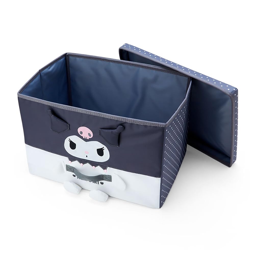 Sanrio Sanrio Kuromi Folding Storage Case L Storage Box Kuromi 26 X 38 X 26 Cm Character SANRIO 083011 (SANRIO) Kuromi-chan