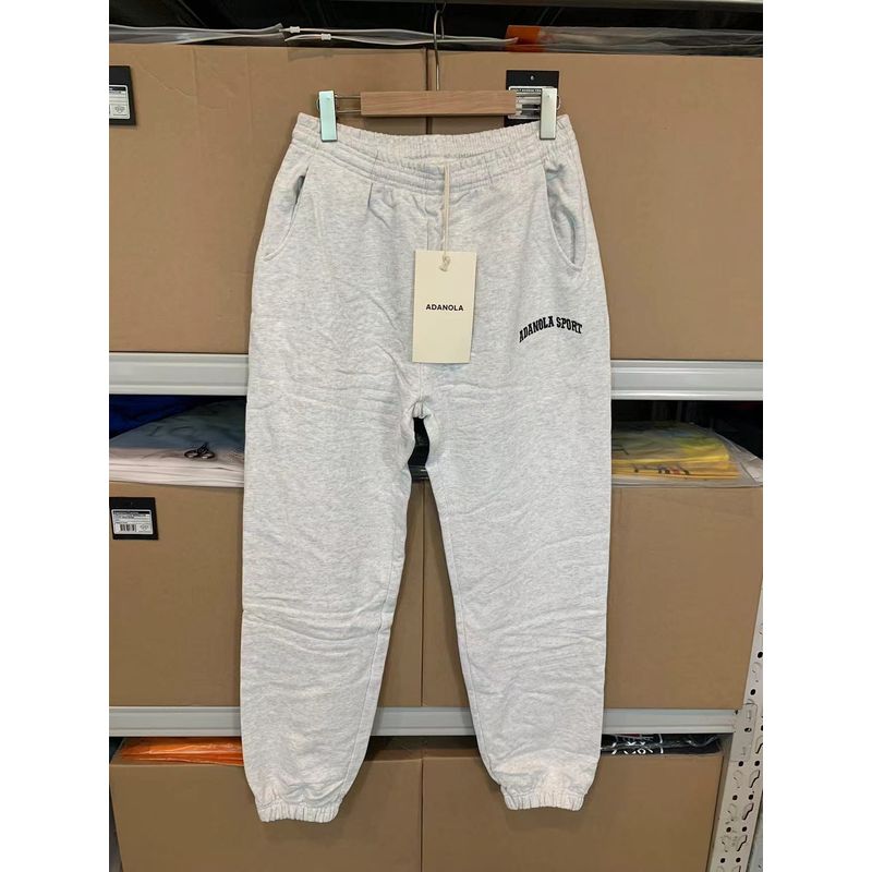 

Sports Fashion Brand Adanola Loose round Neck Hoodie Women Autumn European and American Street Melange Gray Top Ins Idle Style Pants M