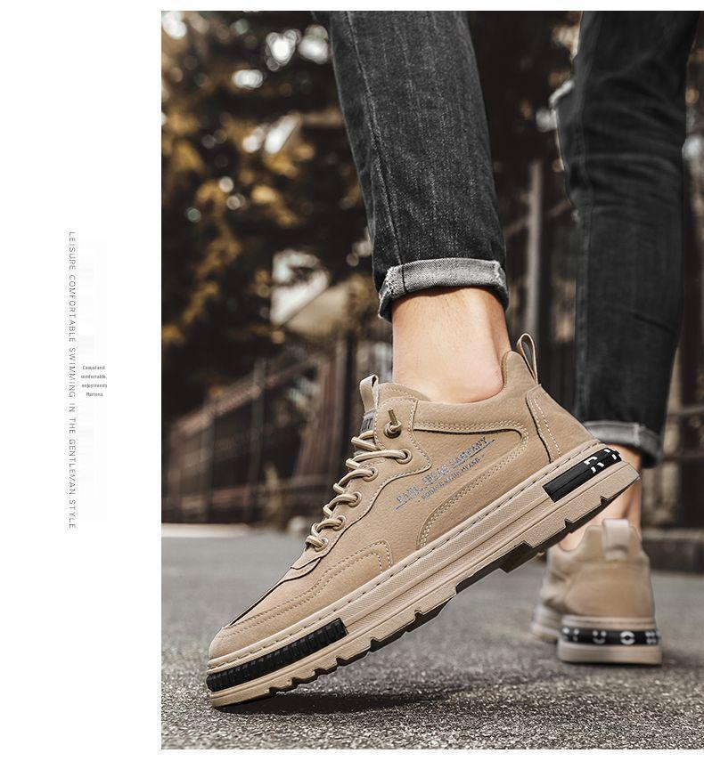 Breathable Height-Boosting Work Shoes for Men: Spring/Summer Collection