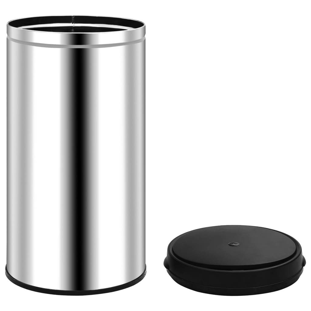 vidaXL Automatischer Sensor-Mülleimer 60 L Edelstahl