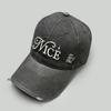 Spring And Summer Hole Design Embroidered Nice Letter Baseball Cap Men'S And Women'S Sunshade Retro Personalized Cap