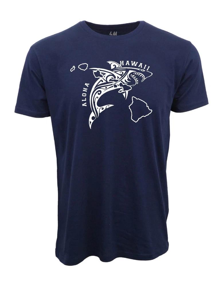 Aloha Hawaii Shark Graphic T Shirt S