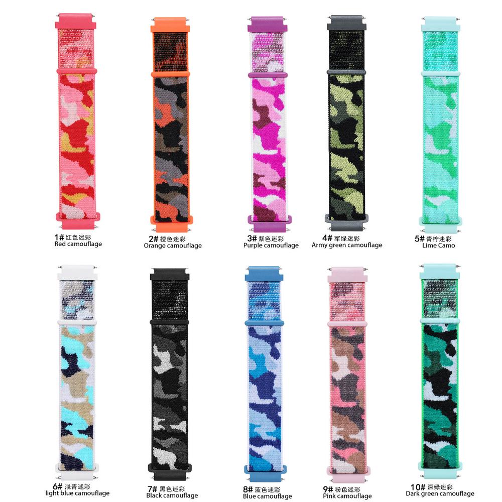 20mm 22mm Nylon Band For Amazfit GTS 2/2e/3/4/GTS 2 mini/GTR 4/3/3 Pro/2/2e/47mm Stratos 2 3 Bracelet Amazfit Bip/Balance Strap