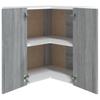 Vidaxl Corner Wall Cabinet, Sonoma Oak Grey, 57X57X60 Cm