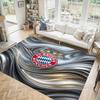 Bayern Munich Design Crystal Velvet Carpet Cozy Non?Slip Printed Rug For Bedroom Living Room Entrance