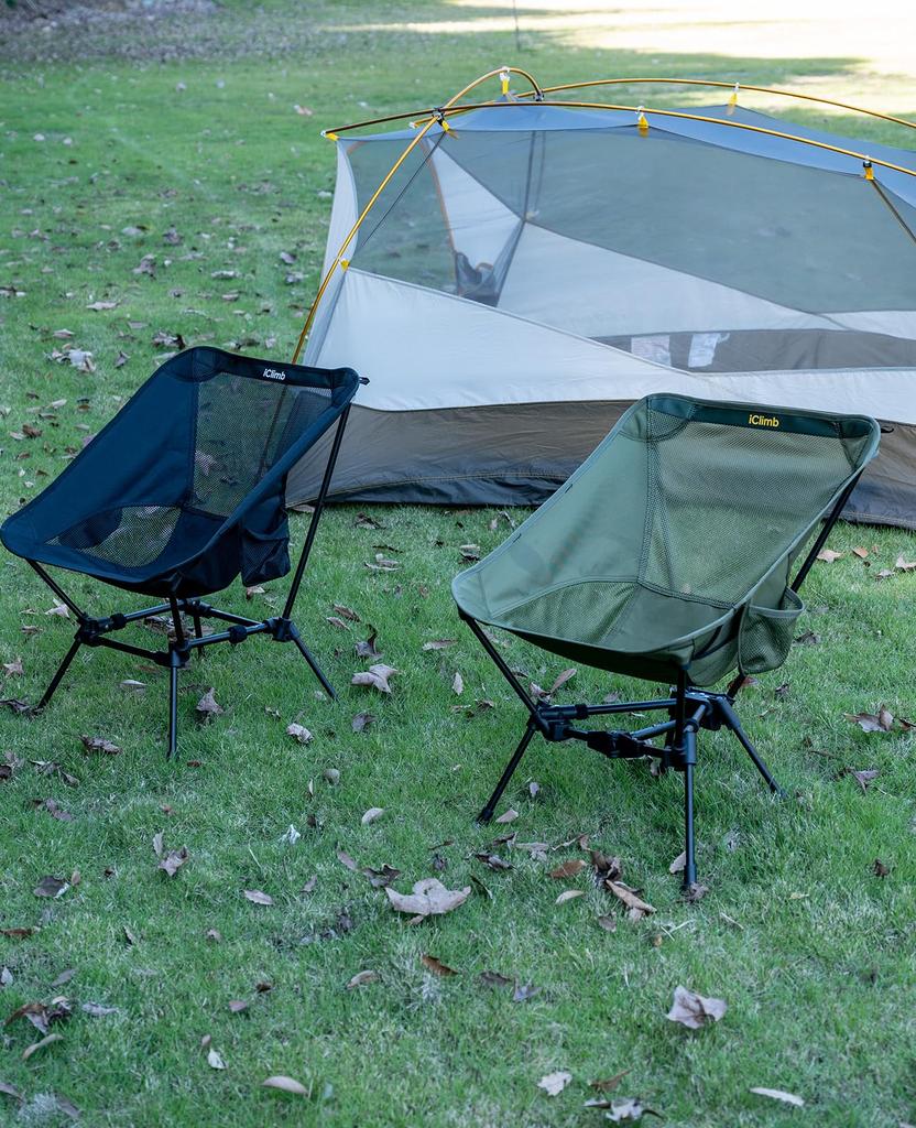 Outdoor Triangular Frame Big Foot Stable Beach Sink Prevention Mesh Seat Ventilation Folding Ultra Light Compact Storage Bag Included Load Capacity