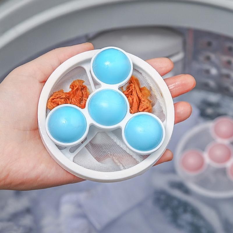 Reusable Nylon Washing Machine Filter Bag For Pet Hair Lint Removal Universal Laundry Mesh Catcher Pouches Easy Cleaning