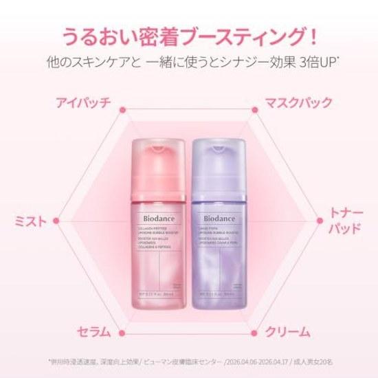 Bio Dance Collagen Peptide Liposome Bubble Booster (95ml) Serum Pump Foam Pores Elasticity Radiant Skin Introductory Moisturizing Korean Cosmetics
