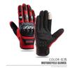 Mens Half-Finger Motorcycle Mountain Bike Riding Gloves With Stainless Steel Armor Anti-Slip PU Leather Use