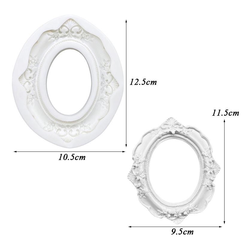 Frame Silicone Mold Sugarcraft Chocolate Cupcake Baking Mold Fondant Cake Decorating Tools