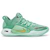 Nike Hyperdunk 10 811 Slip Resistant Abrasion Resistant Low top Basketball Shoes Men's Green Gold Red AR0465-100(Team80-)